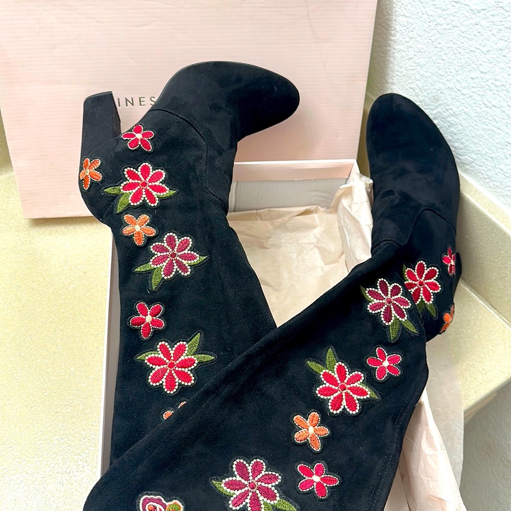 CHINESE LAUNDRY SUEDE OVER THE KNEE BOOTS - Picture 3 of 7